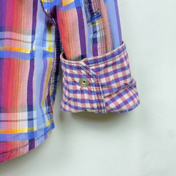 Wrangler 20X Mens Longsleeve Shirt XXL Western Cowboy Rodeo Plaid Flip Cuff Snap - Picture 5 of 15